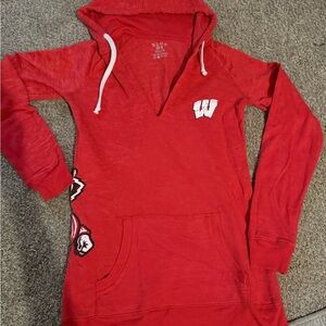 WI badgers  Women's Hoodie with Emblem